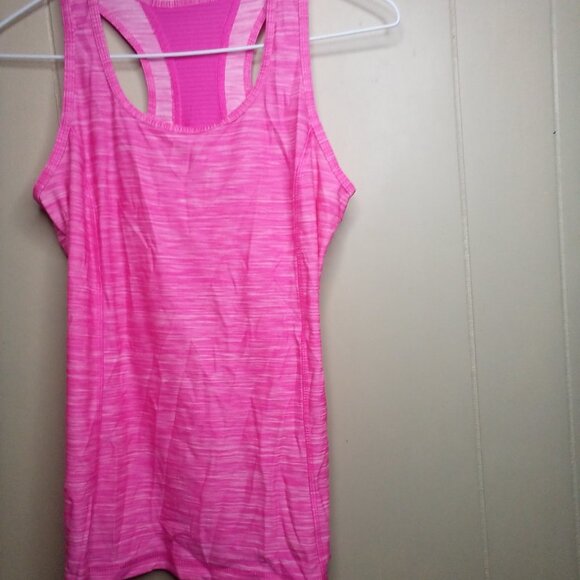 Danskin Now Tank Top S Fitted Racer Back Workout Athletic Pink - Picture 9 of 14